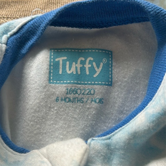 Tuffy - footed sleeper - moon/cloud design. - Picture 3 of 3